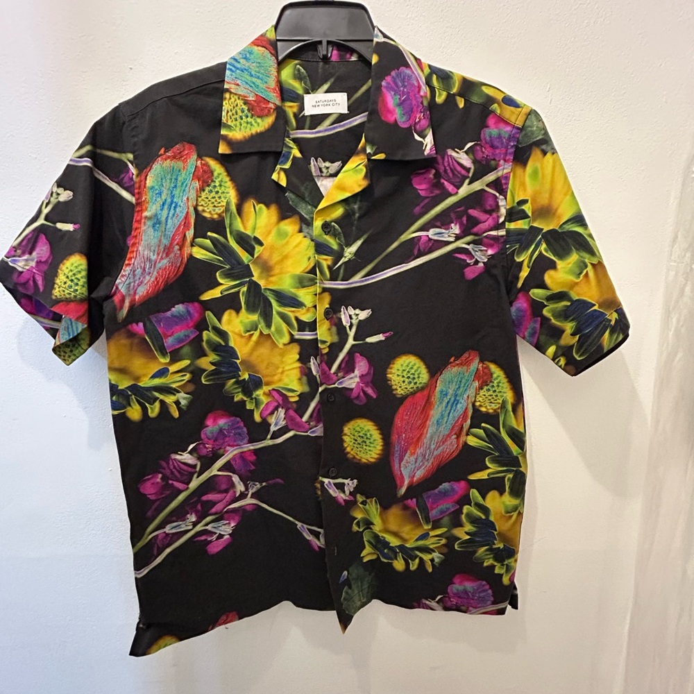 Saturdays New York City Multicolor Floral Men's Shirt